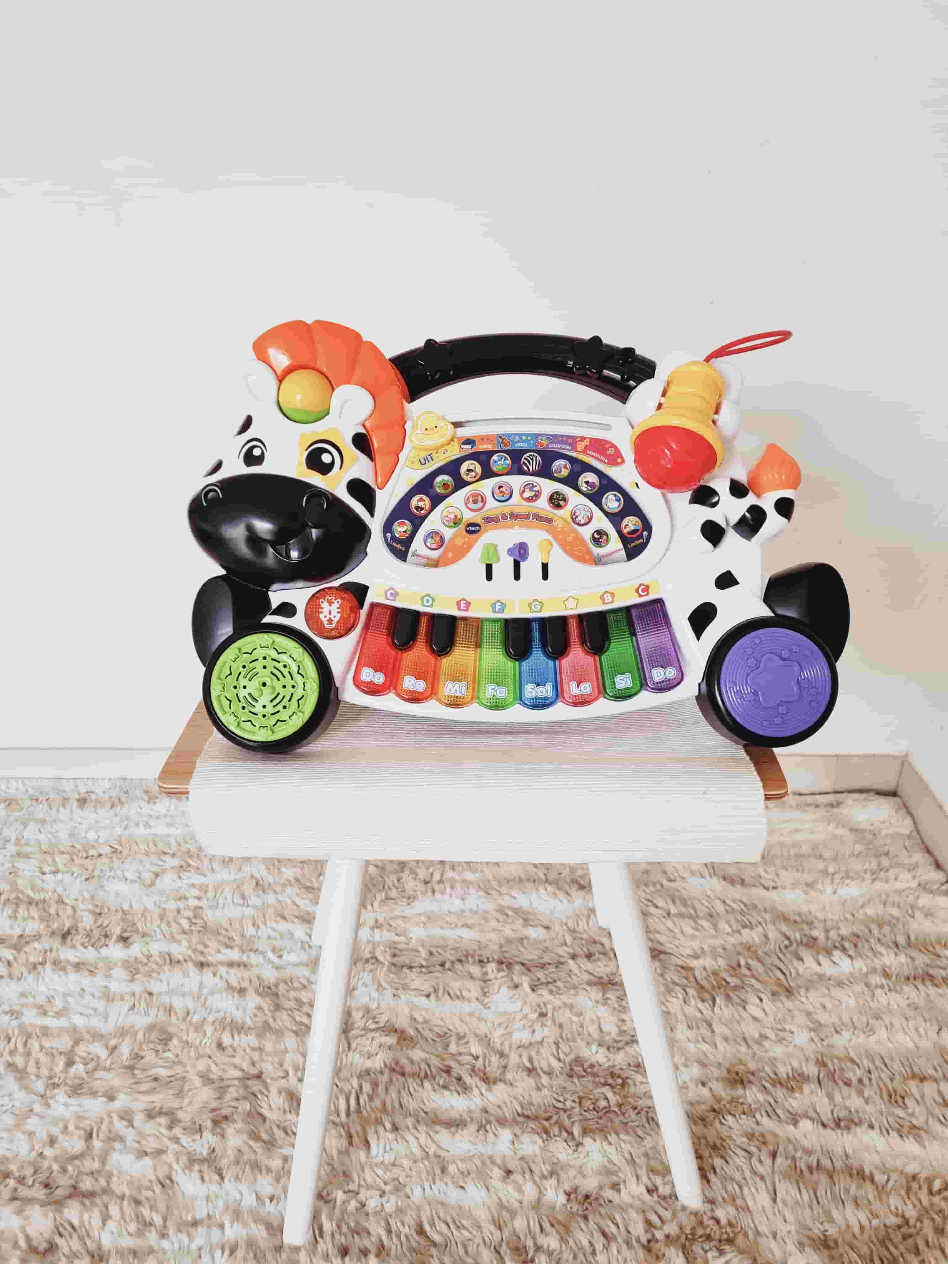 VTech Baby Zing & Speel Zebra Piano - Muziekinstrument